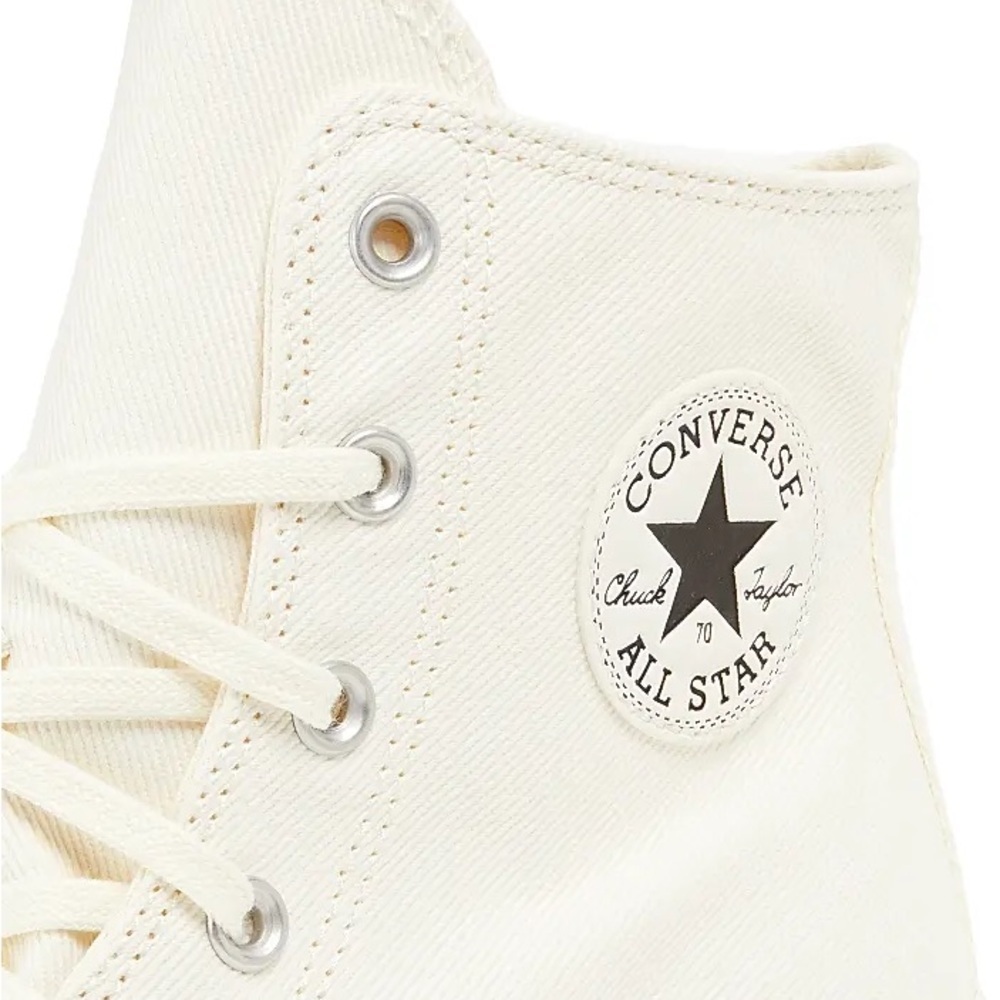 Converse Women's White High-Top Platform Sneakers - Picture 5 of 8
